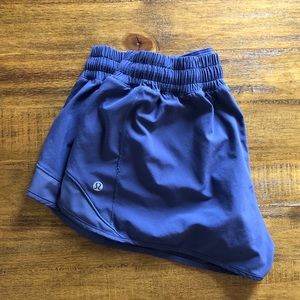 Lululemon Blueish-purple Hotty Hot 2.5” shorts